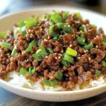 Bœuf haché saveurs asiatiques