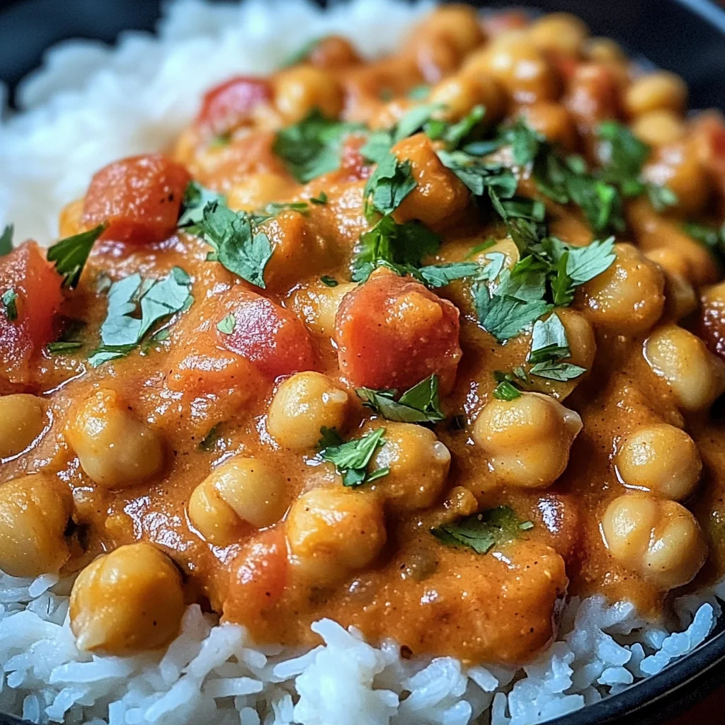Curry de Pois Chiches, Tomate et Cacahuète : Un Voyage Culinaire Incroyable