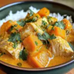 Curry onctueux de poulet et butternut
