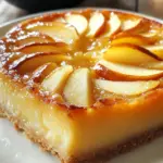 Gâteau flan aux pommes
