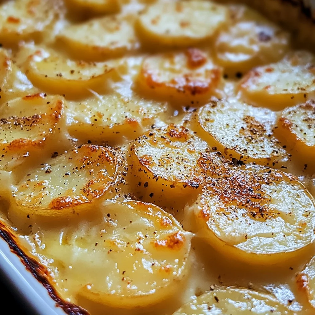 Gratin de pommes de terre crémeux