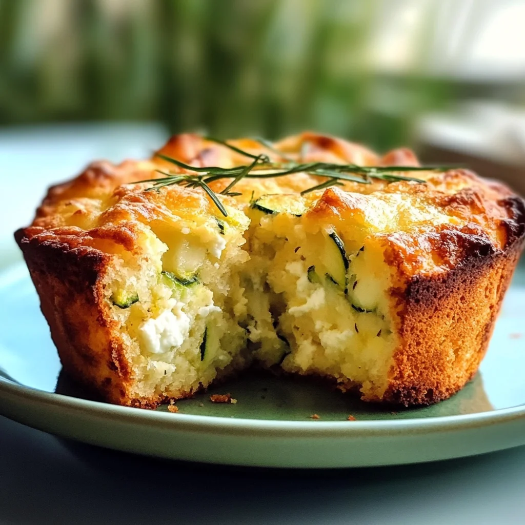 Moelleux au Chèvre et Courgette