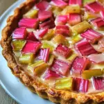 Tarte rhubarbe facile rapide