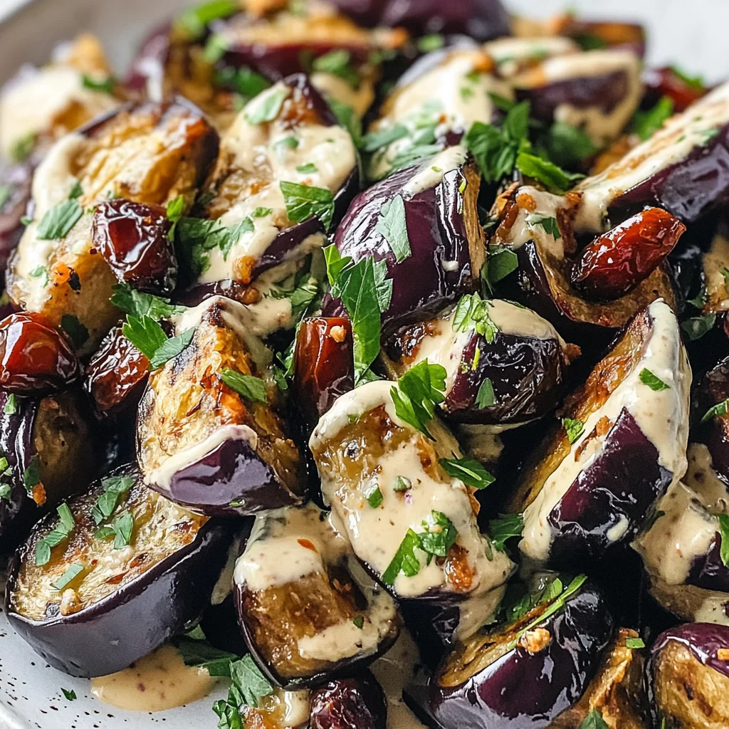 Aubergines rôties méditerranéennes