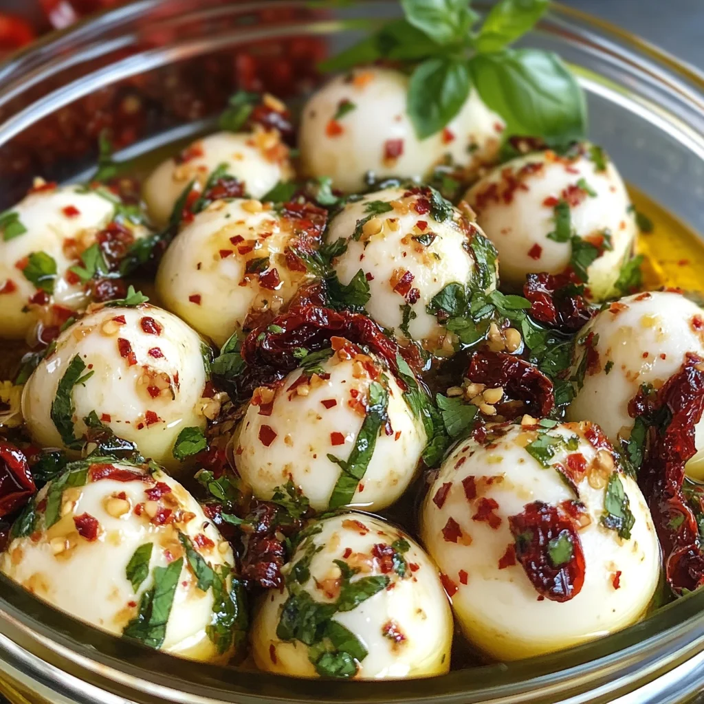 Billes Mozzarella Marinées Italiennes