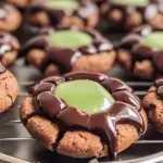 Biscuits au Chocolat et à la Menthe en Empreinte de Pouce