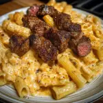 Boeuf au Beurre à l'Ail Cajun avec Rigatoni Crémeux au Velveeta