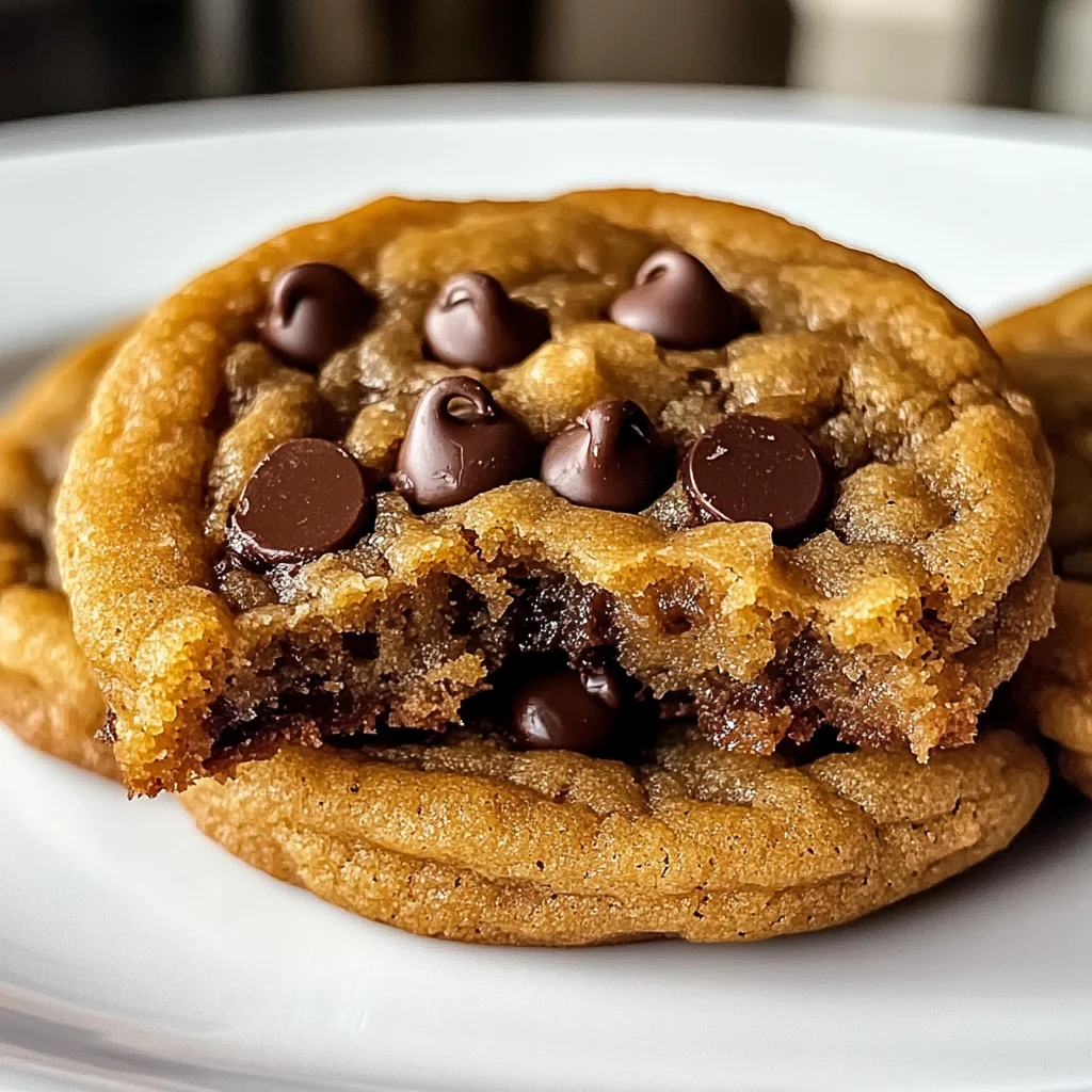 Cookies au Potiron et Pépites de Chocolat au Beurre Noisette