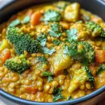 Curry de Brocoli aux Lentilles Corail : Une Plongée Incroyable dans la Cuisine Végétale