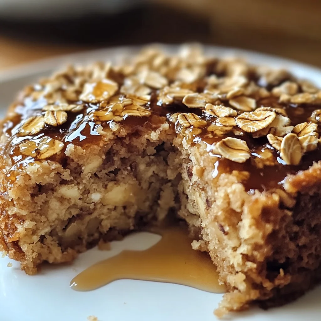 Gâteau Diététique Coupe-Faim aux Flocons d'Avoine