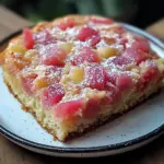 Gâteau à la rhubarbe