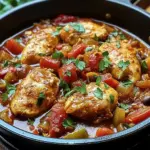 Marmite de poulet façon espagnole