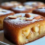 Moelleux aux amandes et compote de pommes