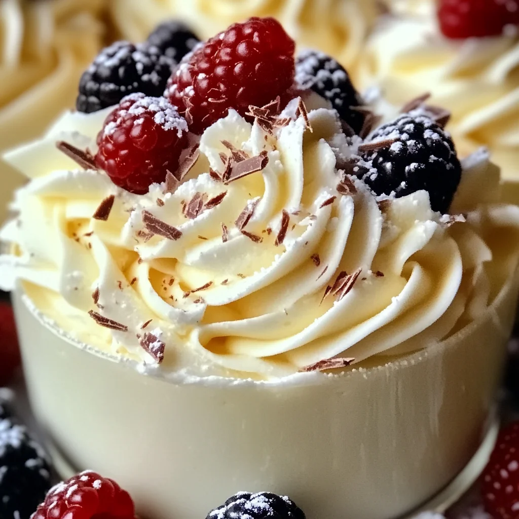 Mousse au Chocolat Blanc et Mascarpone