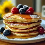 Pancakes au Yaourt Moelleux et Aériens