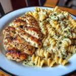 Poulet Parmesan Crémeux Rotini à l'Alfredo à l'Ail et aux Herbes