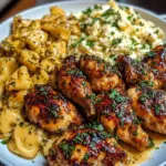 Poulet à l'Ail Cajun aux Nœuds Papillon en Sauce Épicée au Fromage