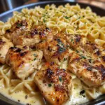 Poulet au Beurre à l'Ail avec des Papillons