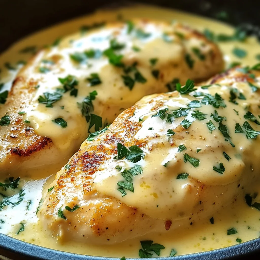 Poulet au fromage à la crème