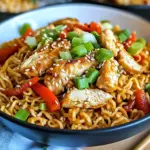 Ramen au Poulet Sauté
