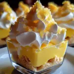 Verrines Citron & Meringue Croquante