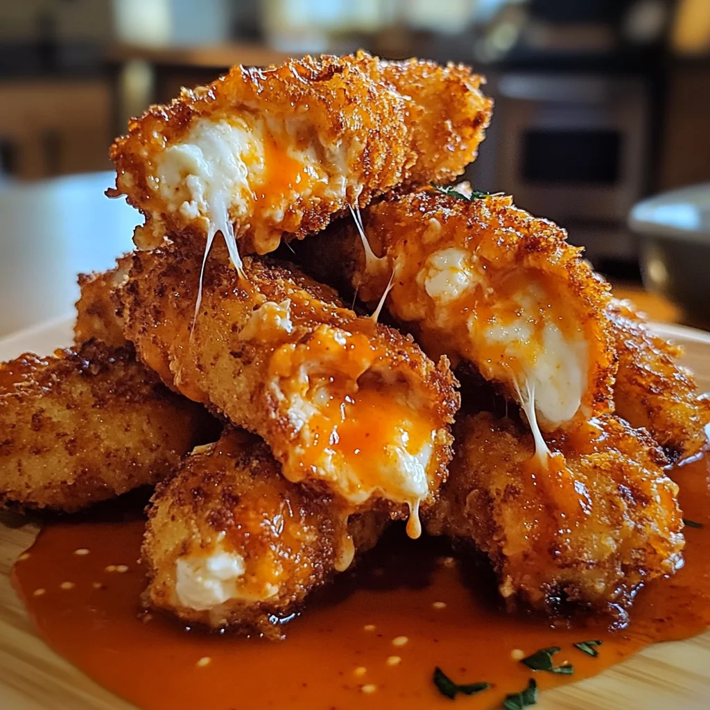 Bâtonnets de Poulet Buffalo Croustillants à l'Air Fryer