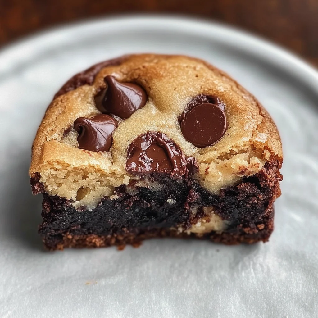 Cookies Brookies Délicieux et Fondants