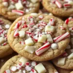 Cookies de Noël au Chocolat Blanc et Canne