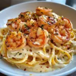 Linguine Crémeuses aux Crevettes Cajun
